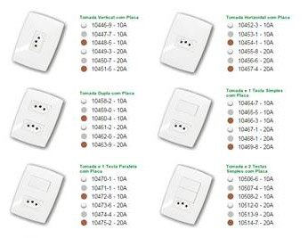 Interruptores e Tomadas